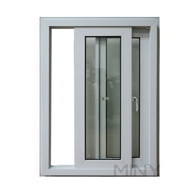 Posição comercial Cores personalizadas Janela deslizante UPVC com sistema de massa de fibra de vidro
