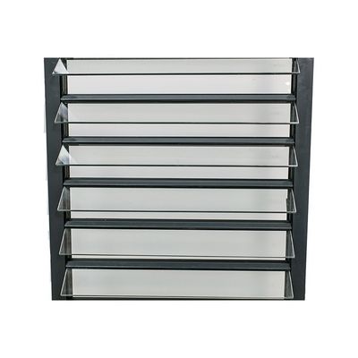 Moderno Design Single Double Tempering Coating Low-E Jalousie Window Frame Alumínio