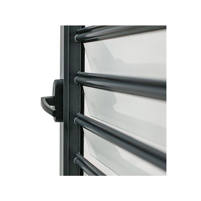 Moderno Design Single Double Tempering Coating Low-E Jalousie Window Frame Alumínio