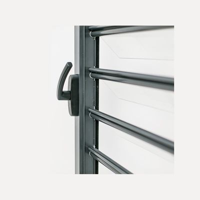 Moderno Design Single Double Tempering Coating Low-E Jalousie Window Frame Alumínio