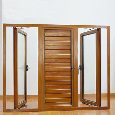 AS/NZS1288 Janela e porta de vidro duplo de alumínio conformes para os mercados australianos e neozelandeses