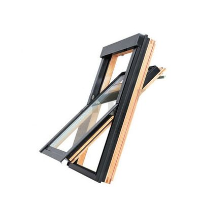 Iluminação solar de alumínio ultra-madeira com estilo Swing Open e hardware chinês ou alemão