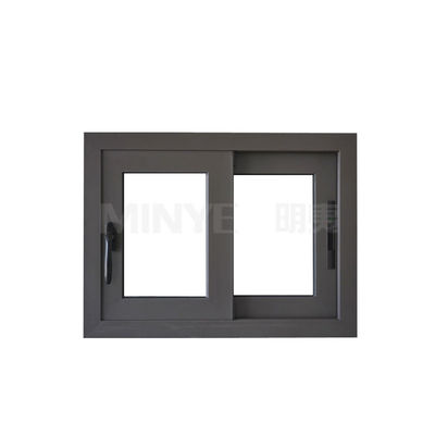 Janela deslizante de perfil Upvc de estilo de banheiro com tela de mosca e hardware da Alemanha