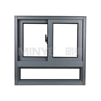 Janela deslizante de perfil Upvc de estilo de banheiro com tela de mosca e hardware da Alemanha