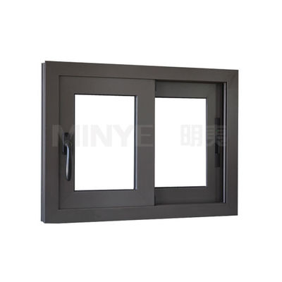 Janela deslizante de perfil Upvc de estilo de banheiro com tela de mosca e hardware da Alemanha