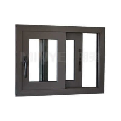 Janela deslizante de perfil Upvc de estilo de banheiro com tela de mosca e hardware da Alemanha