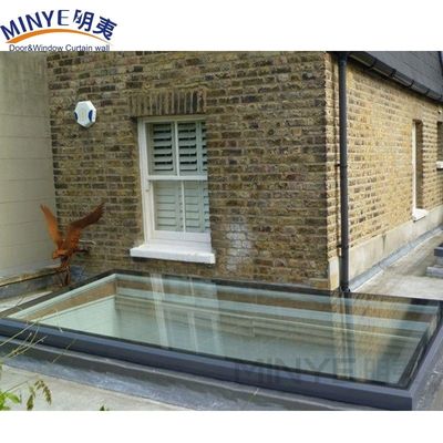 Swing Aberto Ambiental Design Moderno Skylight Lanterna de Teado de Vidro com persianas elétricas