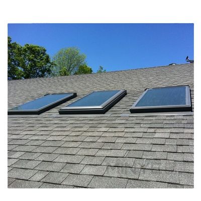 Swing Aberto Ambiental Design Moderno Skylight Lanterna de Teado de Vidro com persianas elétricas