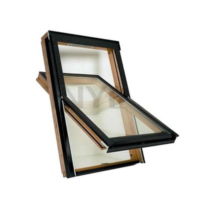 Swing Aberto Ambiental Design Moderno Skylight Lanterna de Teado de Vidro com persianas elétricas