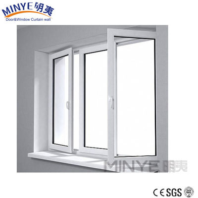Padrão de abertura vertical Quadro UPVC e vidro Isolamento térmico Janela de casamento à prova de som