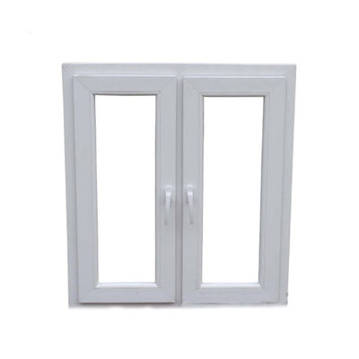 UPVC/PVC Casement Design Windows para Toilet Resistência ao vento 3500pa Swing Open Style