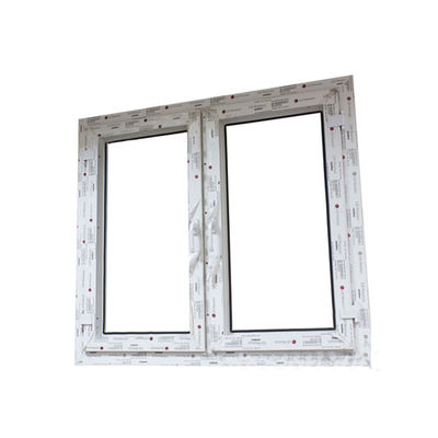 UPVC/PVC Casement Design Windows para Toilet Resistência ao vento 3500pa Swing Open Style
