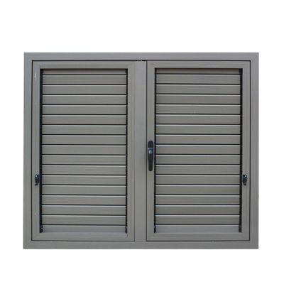 Louver Handle Cranking Shutter com estrutura de liga de alumínio e cores personalizadas