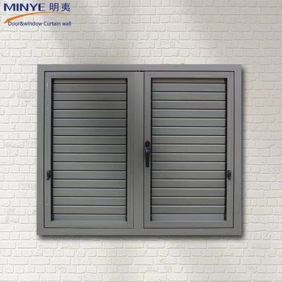 Louver Handle Cranking Shutter com estrutura de liga de alumínio e cores personalizadas