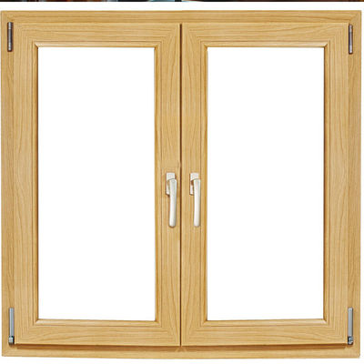 Padrão de abertura horizontal Quadro de janela de PVC Design de estilo europeu Espessura 2,5 mm