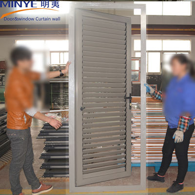Fecho de porta de liga de alumínio de ventilação melhorada com ajuste manual ou elétrico