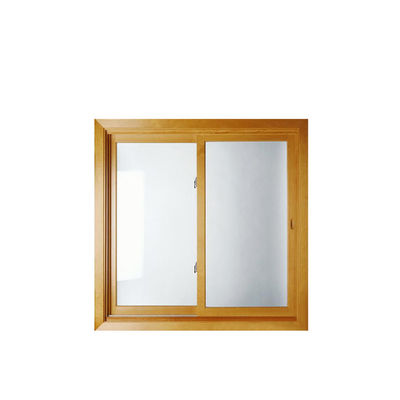 Estruturas de plástico UPVC janelas deslizantes com vidros duplos e abertura horizontal