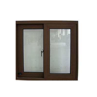 Estruturas de plástico UPVC janelas deslizantes com vidros duplos e abertura horizontal