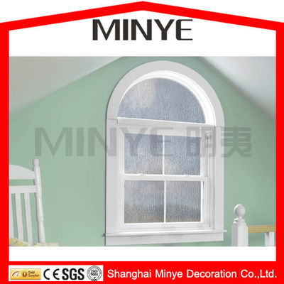1.4mm Espessura do perfil Arco Top Design Banheiro Vertical Sliding Aluminum Window OEM