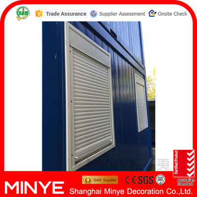 Controle de temperatura exterior Cortinas elétricas de alumínio com hardware chinês