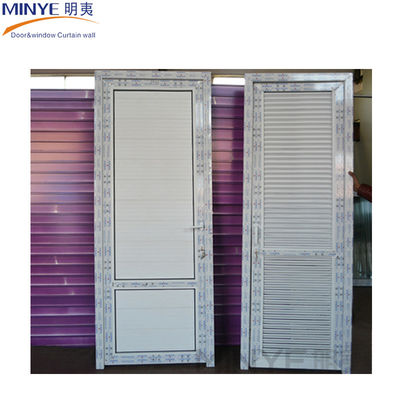Materiais principais PVC Cor Branca Porta de revestimento de PVC/pvc com porta única de prancha fixa