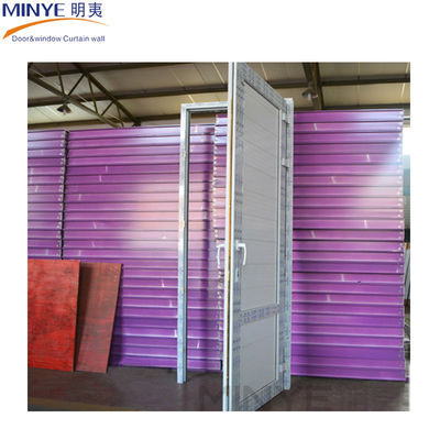 Materiais principais PVC Cor Branca Porta de revestimento de PVC/pvc com porta única de prancha fixa