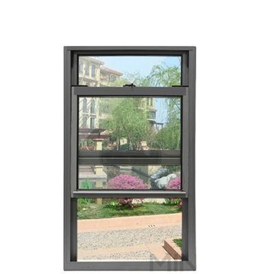 Profil de alumínio sem ruptura térmica Alumínio americano para cima para baixo Sliding Double Hang Window