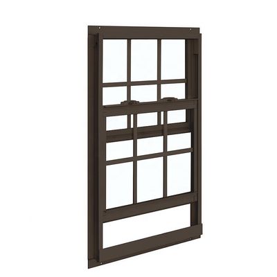 Profil de alumínio sem ruptura térmica Alumínio americano para cima para baixo Sliding Double Hang Window