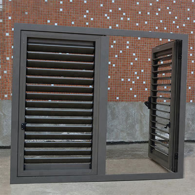 Hospital Isolamento acústico Alumínio de liga horizontal Louver móvel Obturador Qualquer cor