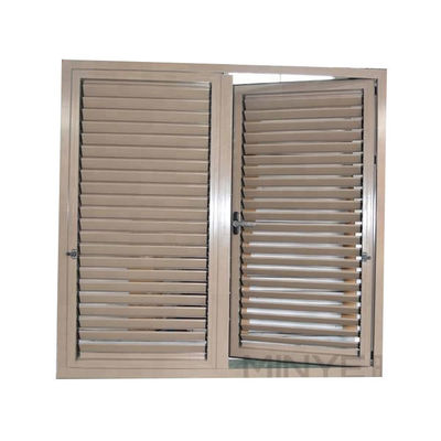 Hospital Isolamento acústico Alumínio de liga horizontal Louver móvel Obturador Qualquer cor