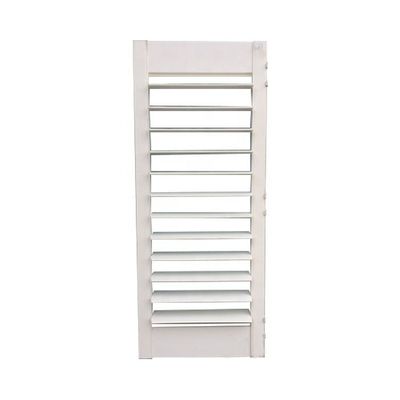 Padrão de abertura horizontal França Persianas de PVC/Louver Plantation Estilo de design moderno