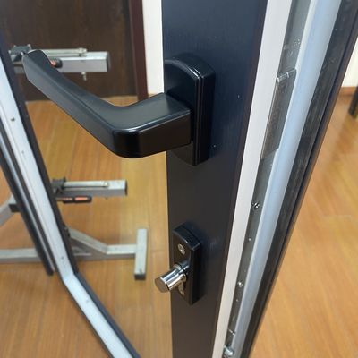 Portas de revestimento francês de vidro laminado de PVC de alta durabilidade para exterior e interior