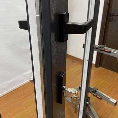 Portas de revestimento francês de vidro laminado de PVC de alta durabilidade para exterior e interior