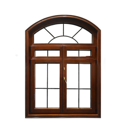 Janela de vidro de arco de design europeu Janela redonda de alumínio para estilo de vida chinês