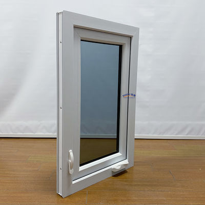 Tamanho personalizado janelas de PVC branco Upvc vidro duplo Swing Pvc Casement Janela para o seu