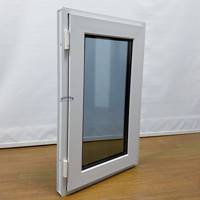 Tamanho personalizado janelas de PVC branco Upvc vidro duplo Swing Pvc Casement Janela para o seu