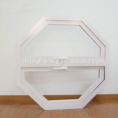 5mm-12mm vidro espec circular em forma de painel duplo balançando para fora janela redonda Casement janela para fluxo de ar e estética