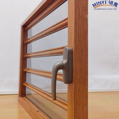 Cores personalizadas de vidro de alumínio Janela de persiana hardware chinês superior para casas modernas