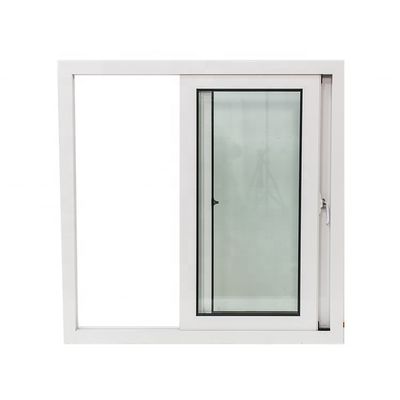 Porta deslizante de vidro de cozinha UPVC à prova d'água com porta interior de PVC finalizada