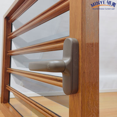 Cores personalizadas de vidro de alumínio Janela de persiana hardware chinês superior para casas modernas