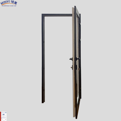 Estilo de Design Moderno Válvula de Porta UPVC Vertical para Villa Feita de Alumínio