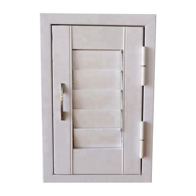 Fibra de vidro e tela anti-mosquito PVC Janela de persiana com hardware chinês superior