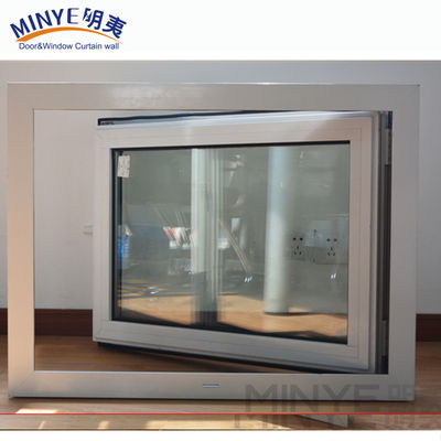 1.4mm hardware chinês ou alemão Alumínio banheiro janelas para vidro Toilet Window