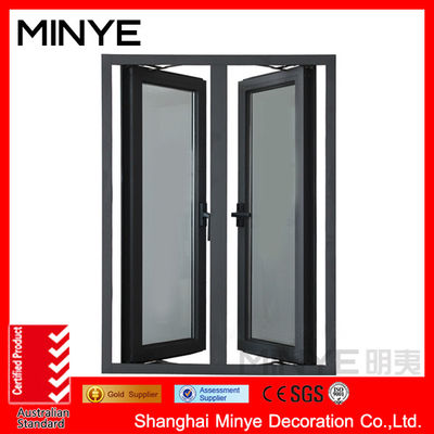 1.4mm hardware chinês ou alemão Alumínio banheiro janelas para vidro Toilet Window