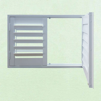 Ventilação de ar Janela de persiana de vinil A escolha definitiva para a ventilação de armazém