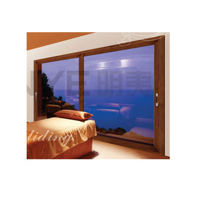 Perfil personalizado Cor cinza escuro Porta deslizante de pátio para design exterior Vidro grande
