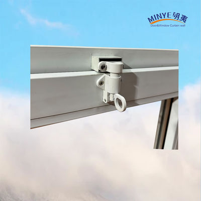 Janela inclinada de vidro duplo temperado UPVC em estilo moderno para a Austrália Quadro de plástico