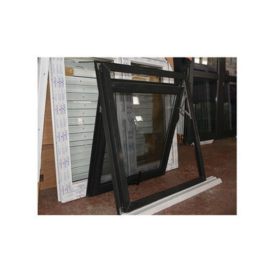 Janela de banheiro de alumínio de estilo Swing Open com Design Top Hung e venda de revestimento em pó