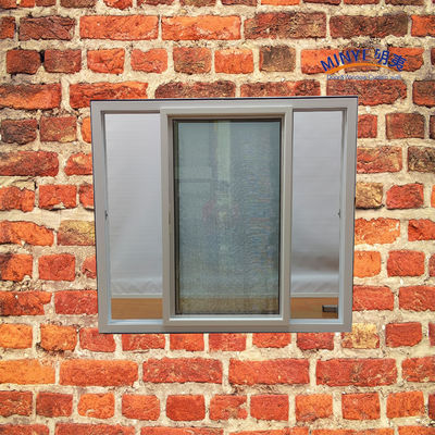 Janela deslizante de UPVC moderna com vidro de baixa E dupla cor e hardware alemão
