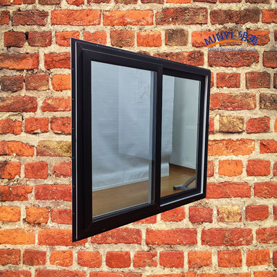 Janela deslizante de UPVC moderna com vidro de baixa E dupla cor e hardware alemão